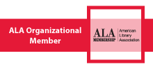 ALA organizational member web badge (red)