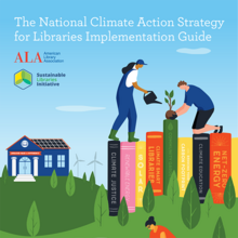 Document cover: The National Climate Action Strategy for Libraries Implementation Guide