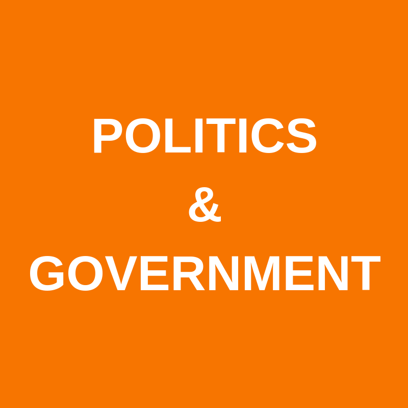 Trend Categories - Politics & Government [Orange]