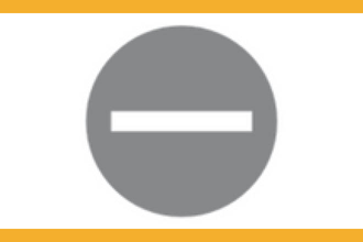 "no entry" icon