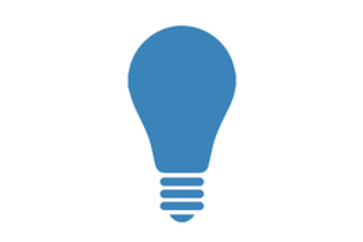 icon of a light bulb