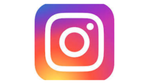 Instagram Logo on a white background.