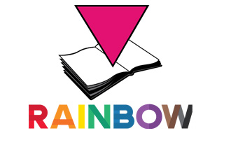 Rainbow Round Table (Pictured: pink triangle with book)